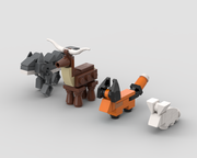 LEGO MOC 10696 - Animals & tree by Stoeptegel