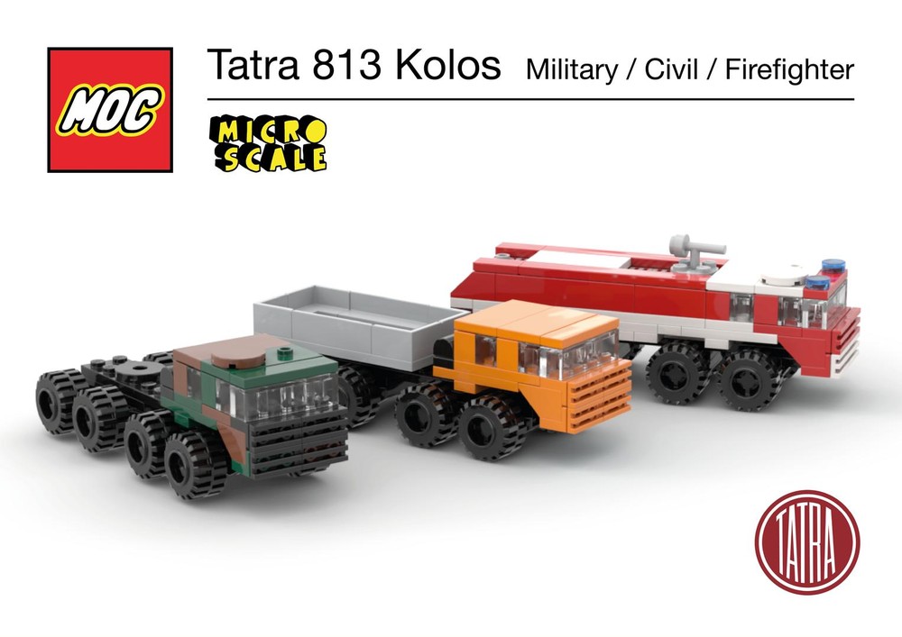 LEGO MOC TATRA 813 KOLOS 3pack by petryca | Rebrickable - Build with LEGO