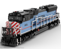 LEGO MOC-143710 SD70MACH Metra by jepaz | Rebrickable - Build with