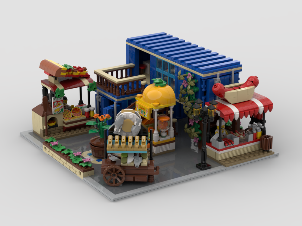 LEGO MOC Louis Vuitton shop (Modular Street) by arjan1982