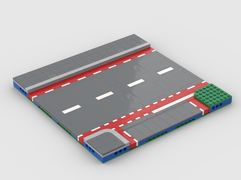 LEGO MOC MILS junction with Dutch style bike lanes by BasJansen ...