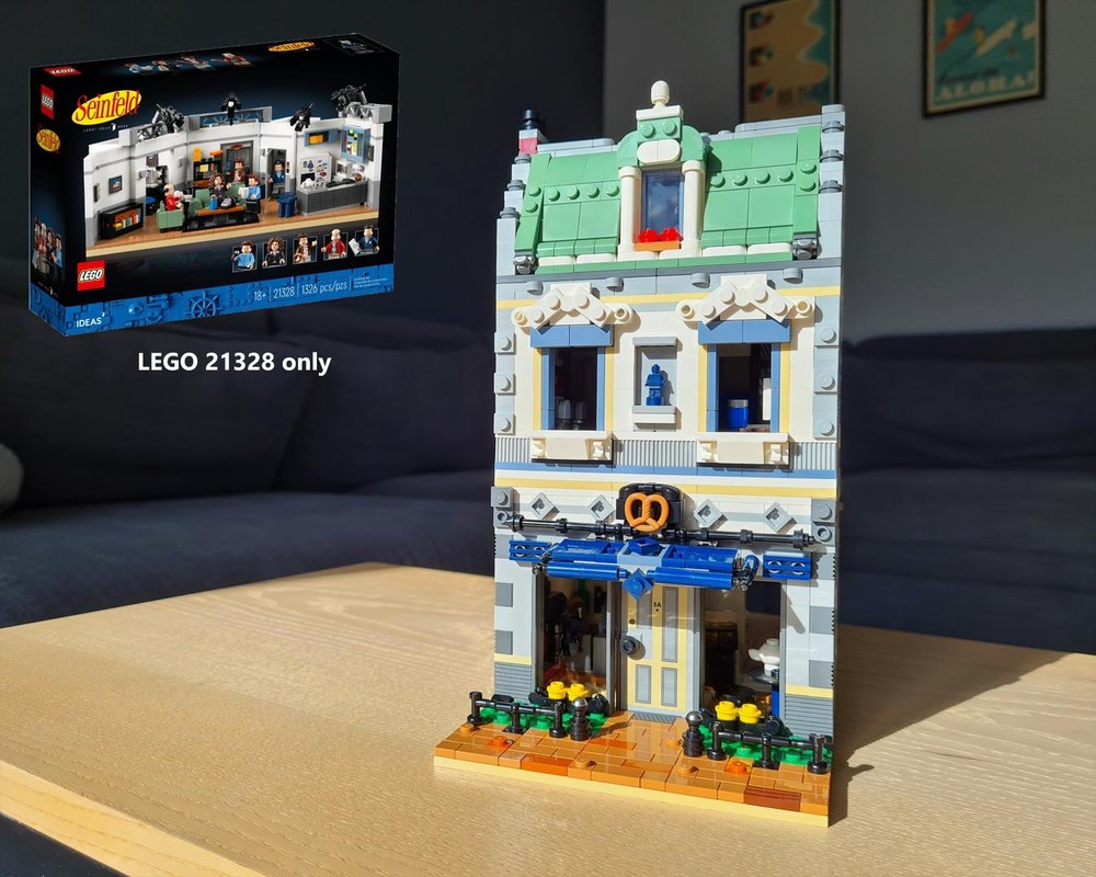 LEGO MOC-144067 Parisian Bakery - modular Seinfeld 21328 alternative by ...