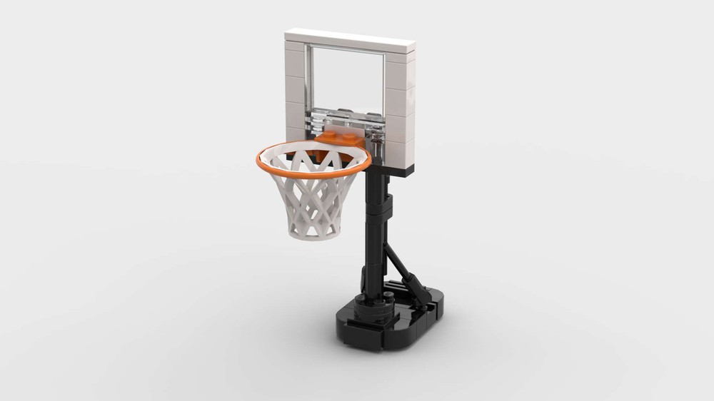 LEGO MOC Height Adjustable Basketball Hoop by 603bricks