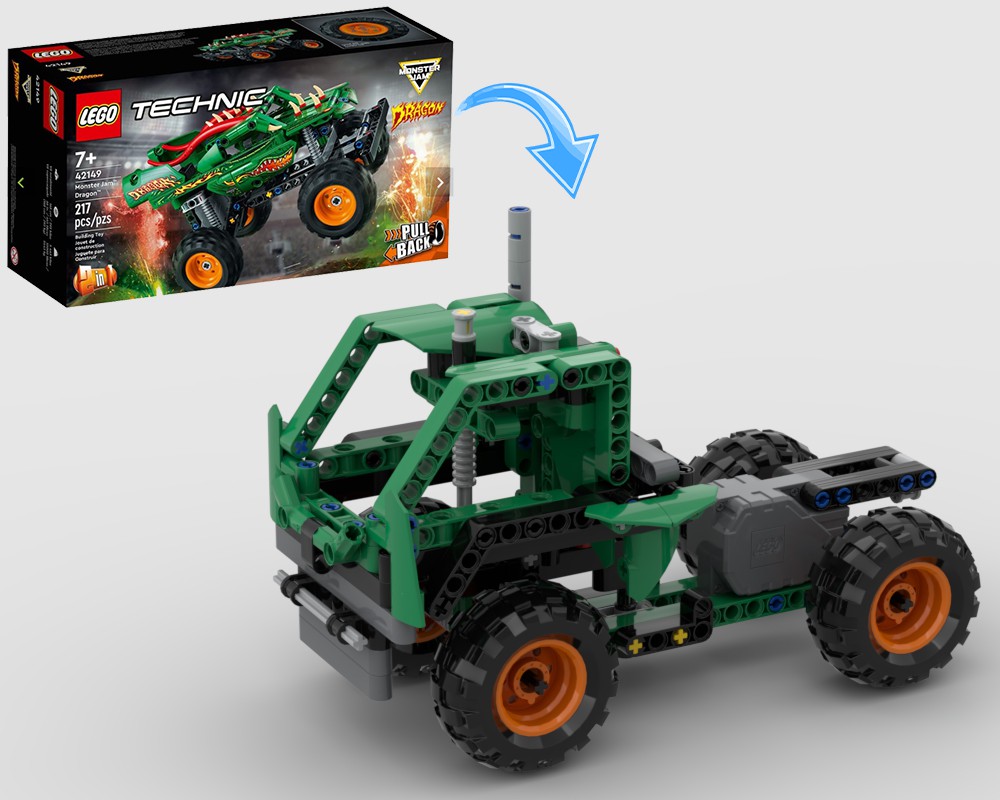 LEGO MOC Truck 42149 Alternative. by ErikGS | Rebrickable - Build with LEGO