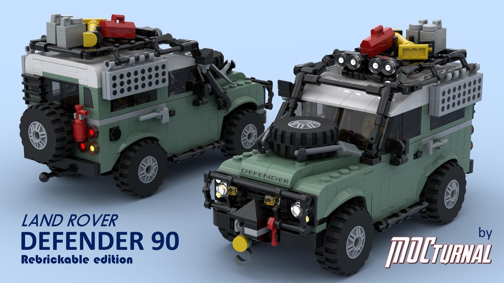 LEGO MOC MOCturnal Mini Icons LAND ROVER CLASSIC DEFENDER 90 by MOCturnal | - Build with LEGO