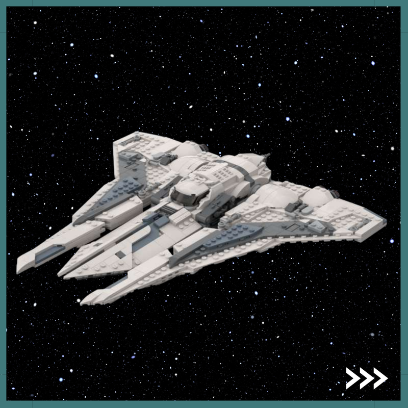 LEGO MOC Bo Katan's Kom'rk Starfighter (aka the gauntlet) by debroglie ...