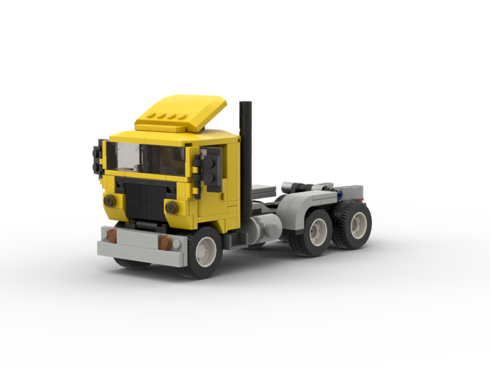 LEGO MOC Cabover Truck by owstin | Rebrickable - Build with LEGO