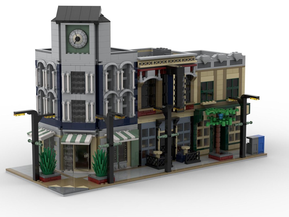 LEGO MOC Main Street Starter Trio by Ryanclegg12 | Rebrickable - Build ...