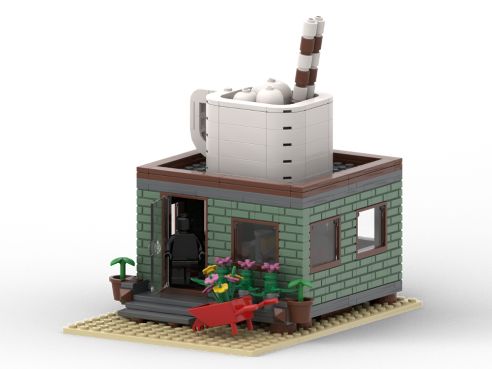 LEGO MOC Beach restaurant / beach food stand by Feviur | Rebrickable ...