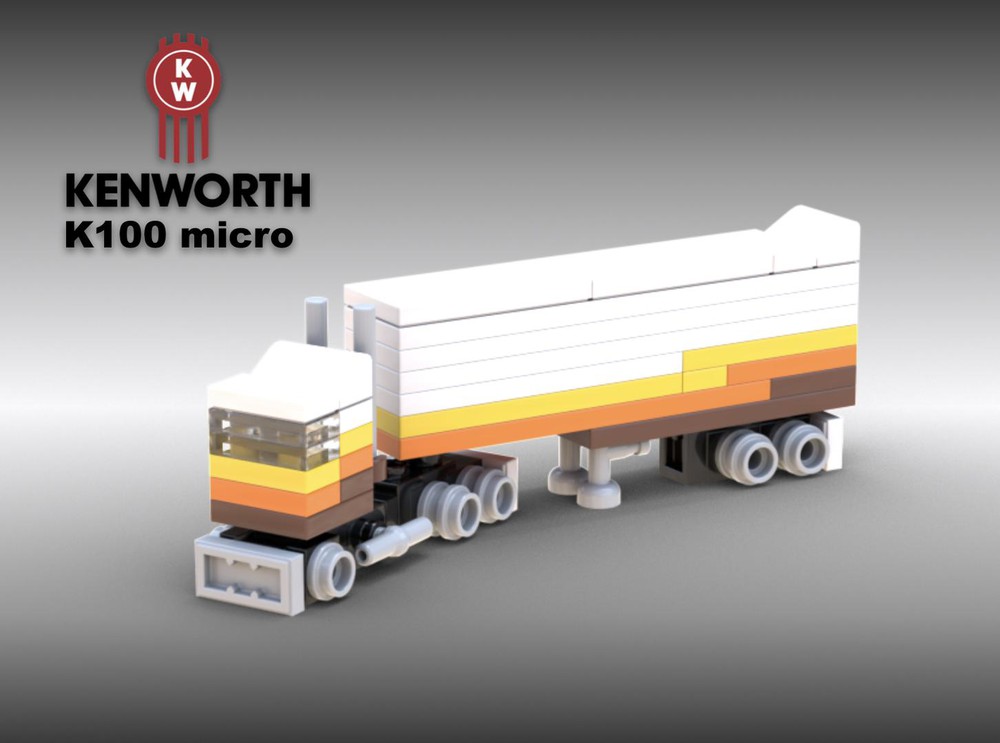 Lego kenworth online k100