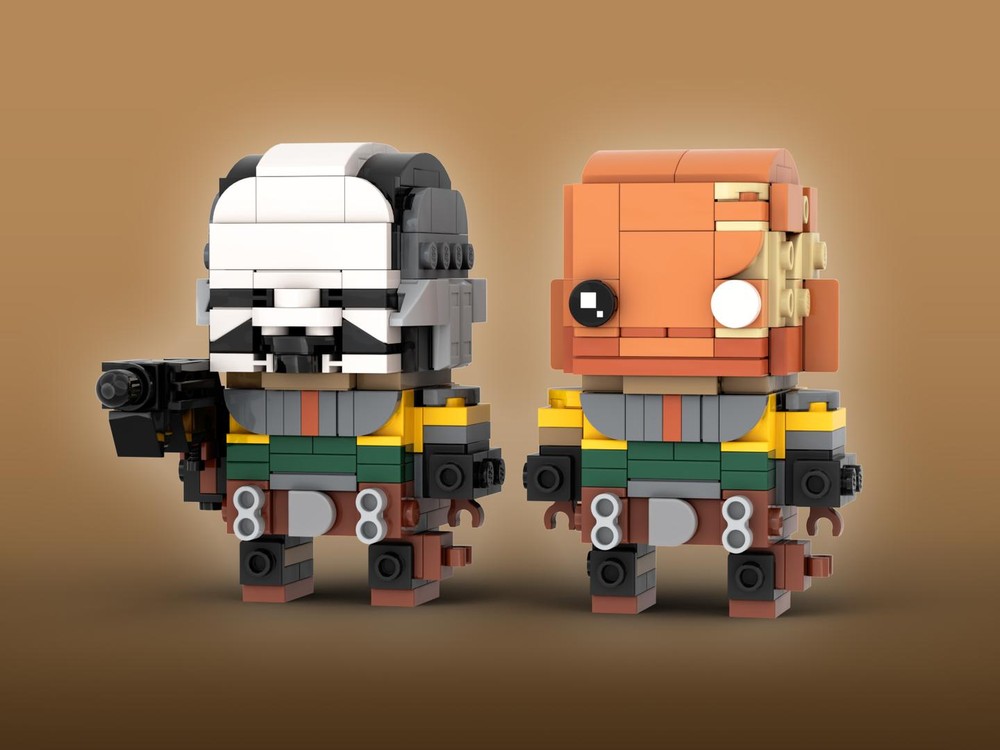 LEGO MOC Bad Batch Brickheadz Collection LEGO MOC - Star War s