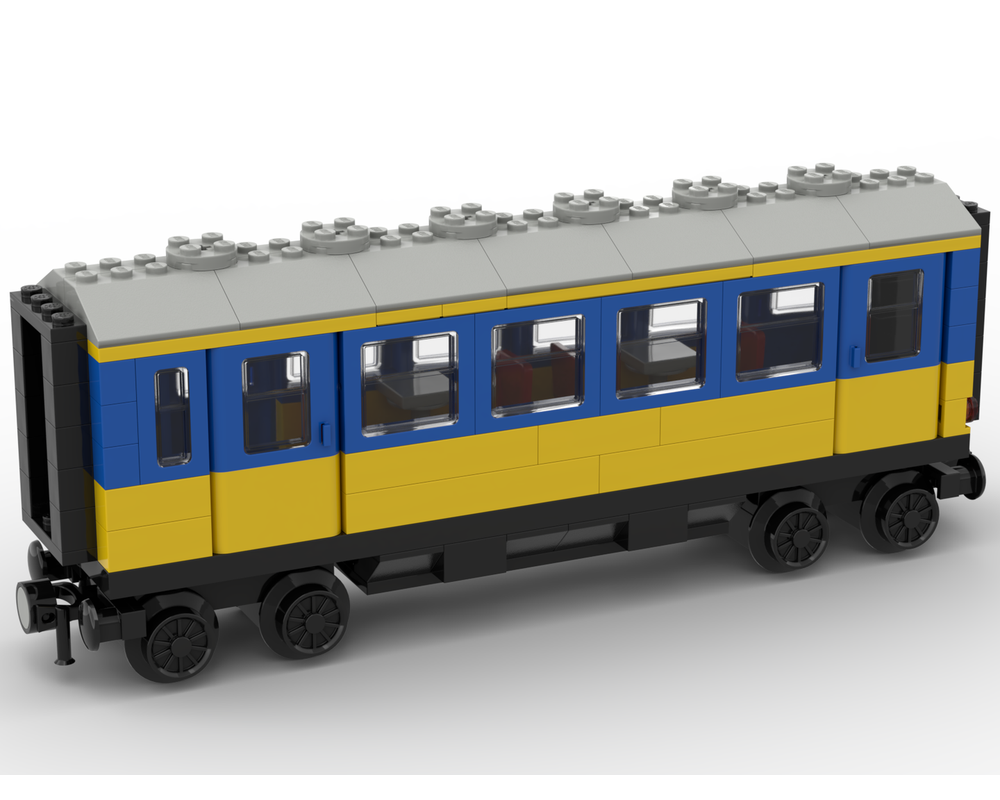 LEGO MOC 12V Train inspired by Dutch NS 1600 series locomotive and ICM ...