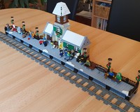 Winter Village Train Station MOD