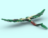 31058 Quetzalcoatlus northropi (minifig scale)