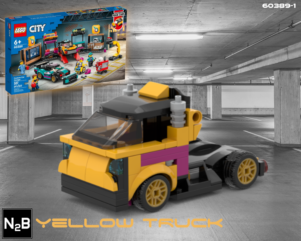 LEGO MOC Yellow Truck - LEGO 60389 alternate build 1 by n2brick ...