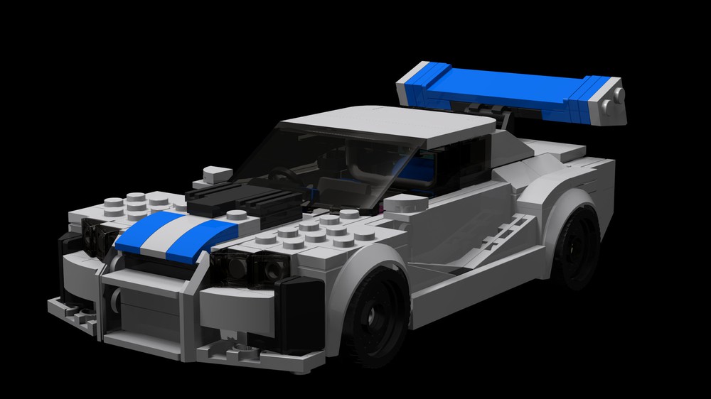 LEGO MOC (76917) Nissan Skyline GT-R R34 with a Widebody Kit by jutomaew