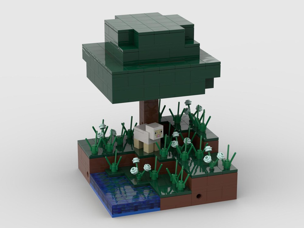 LEGO MOC Minecraft Swamp by Everything Industries | Rebrickable - Build ...