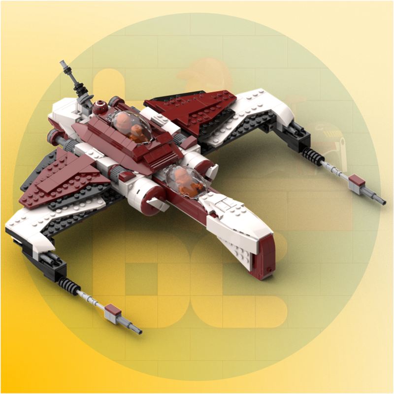 LEGO MOC 75333 - 75342 - ARC-170 Starfighter - 187th Legion Edition by ...