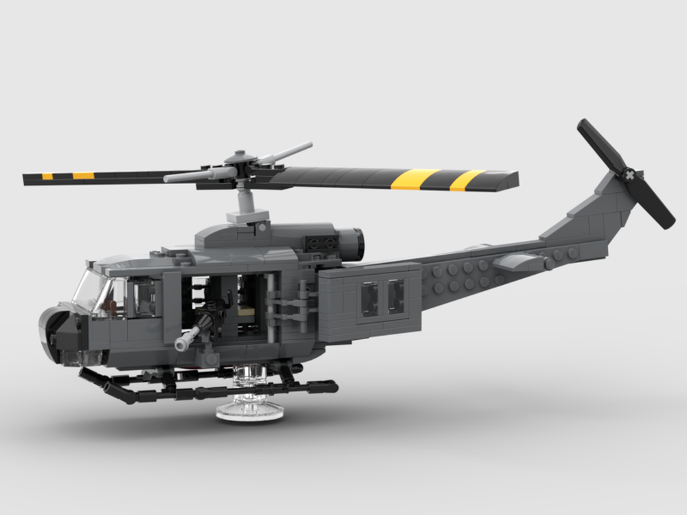 forsendelse Handel Selvrespekt LEGO MOC Bell UH-1 Iroquois by LAMbrickdesigns | Rebrickable - Build with  LEGO