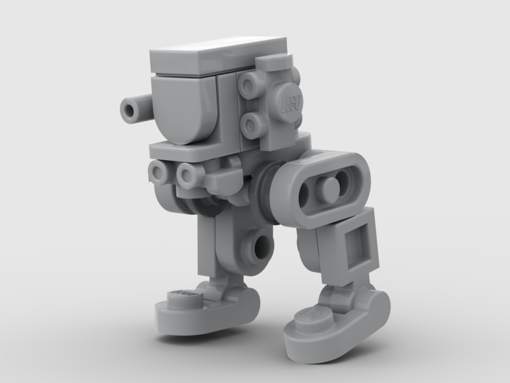 LEGO MOC micro scale AT-AT by Lego_things_and_stuff