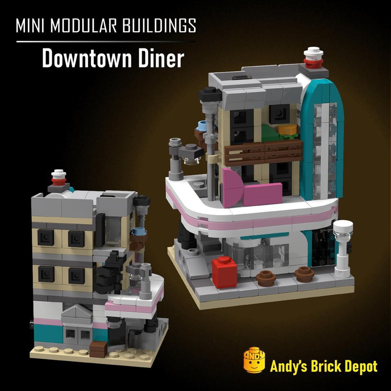 Lego downtown diner online instructions