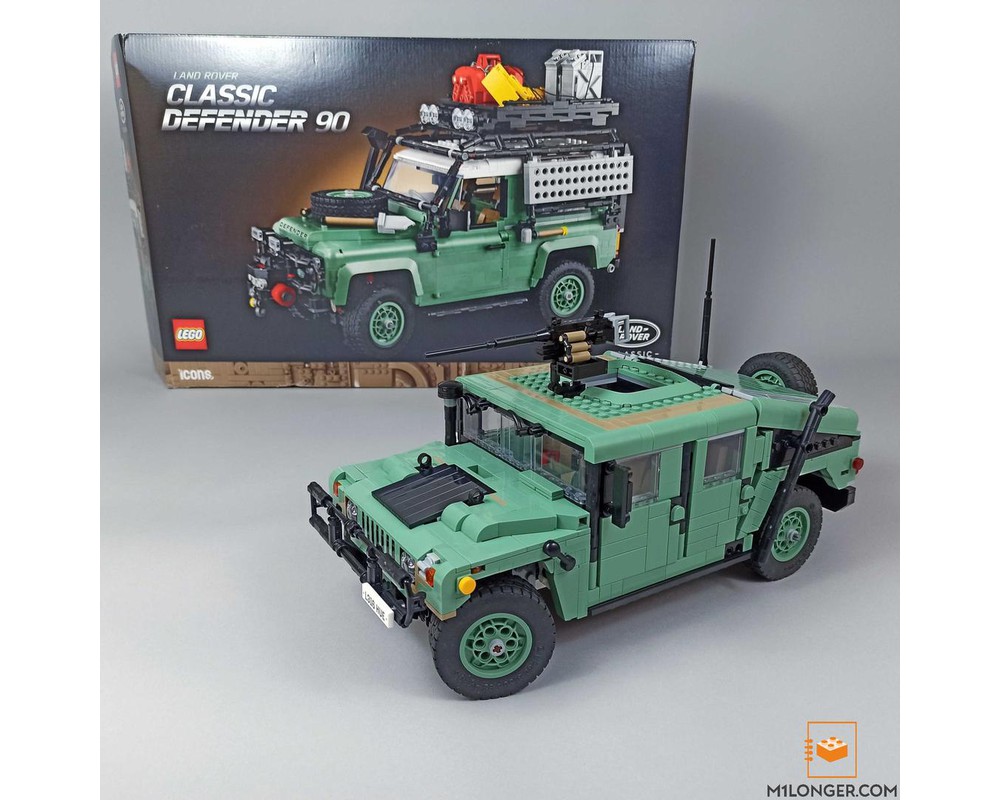 LEGO MOC 10317 Humvee by M longer Rebrickable Build with LEGO