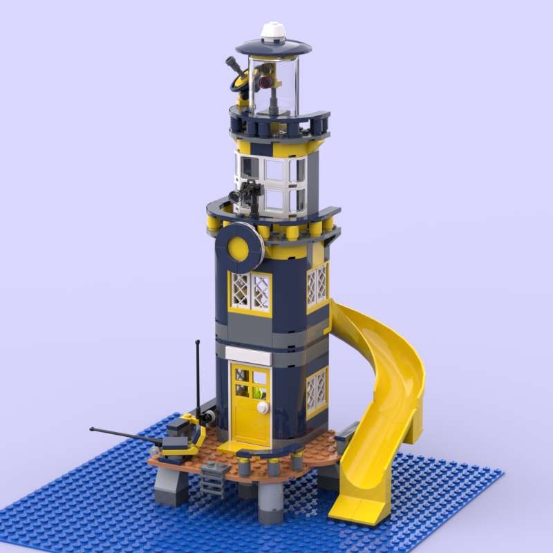 LEGO MOC Lighthouse by Carogauvin11 | Rebrickable - Build with LEGO