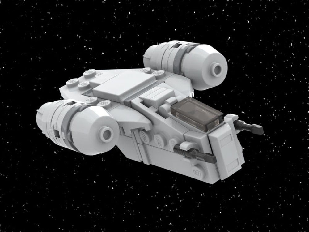 LEGO MOC-145386 Razor Crest microscale by NonsenseWars | Rebrickable ...