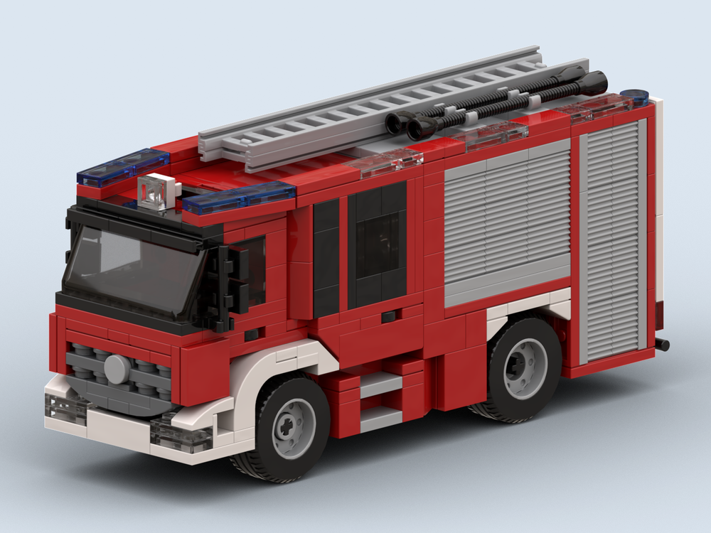LEGO MOC Utrecht Fire Engine by mausbricks | Rebrickable - Build with LEGO