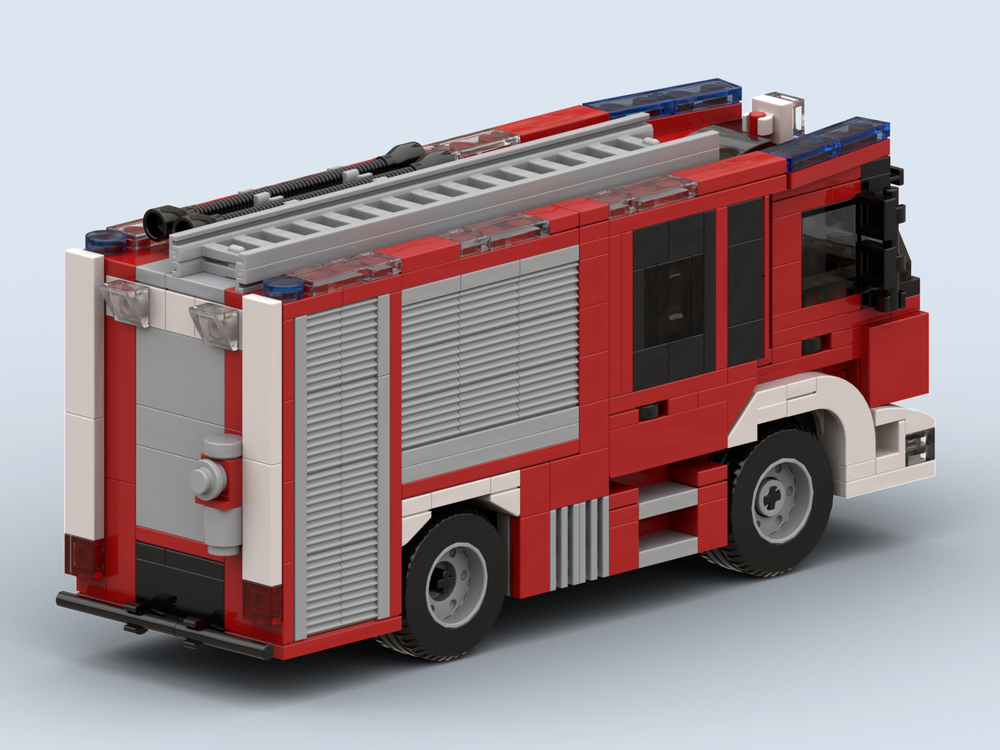 LEGO MOC Utrecht Fire Engine by mausbricks | Rebrickable - Build with LEGO
