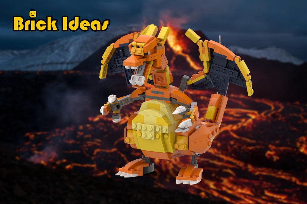 I built Charizard out of LEGO  LEGO Pokemon MOC Review 
