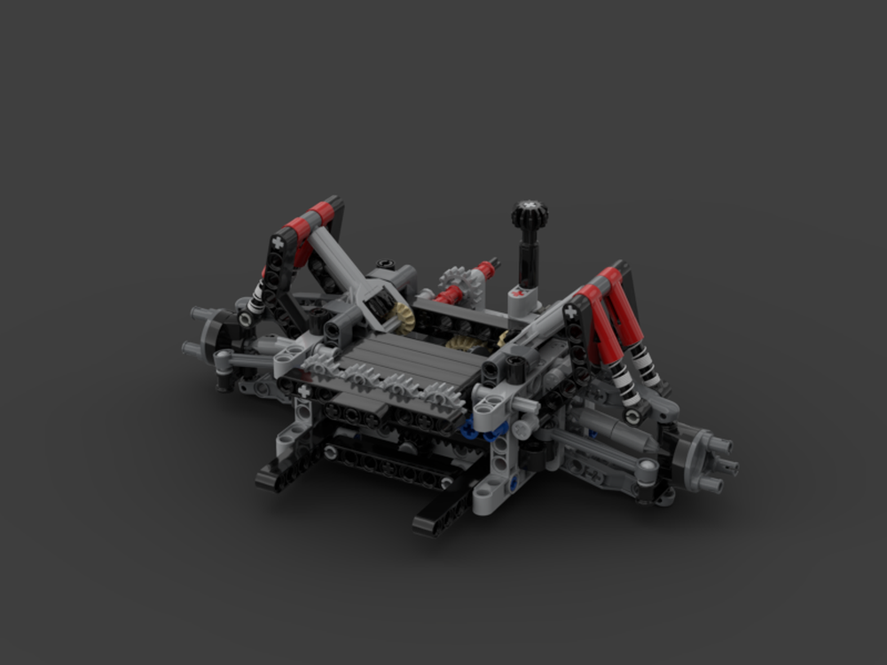 LEGO MOC LEGO car front axle with adjustable suspension by Sanulanr ...