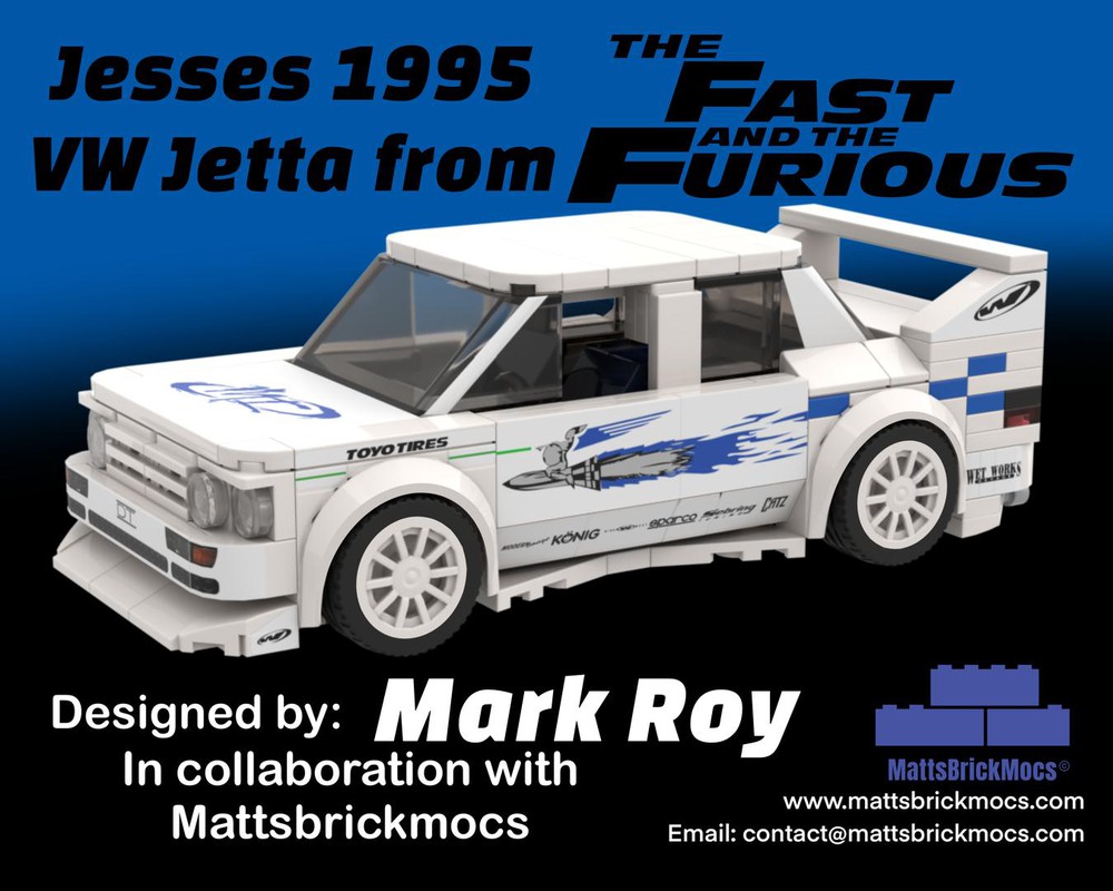 LEGO MOC Brian's Mitsubishi Eclipse from The Fast and The Furious by  IBrickedItUp