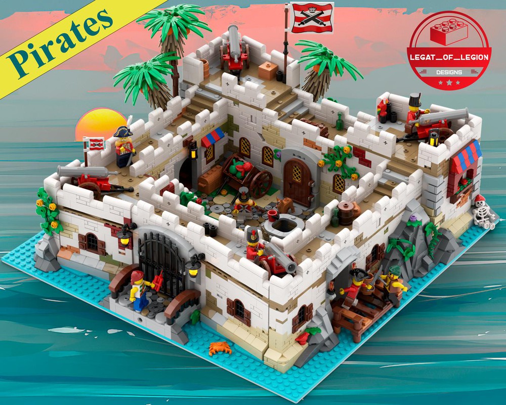 LEGO Soldier`s Fortress (Pirates World #1) by Legat_Of_Legion | Rebrickable - Build LEGO