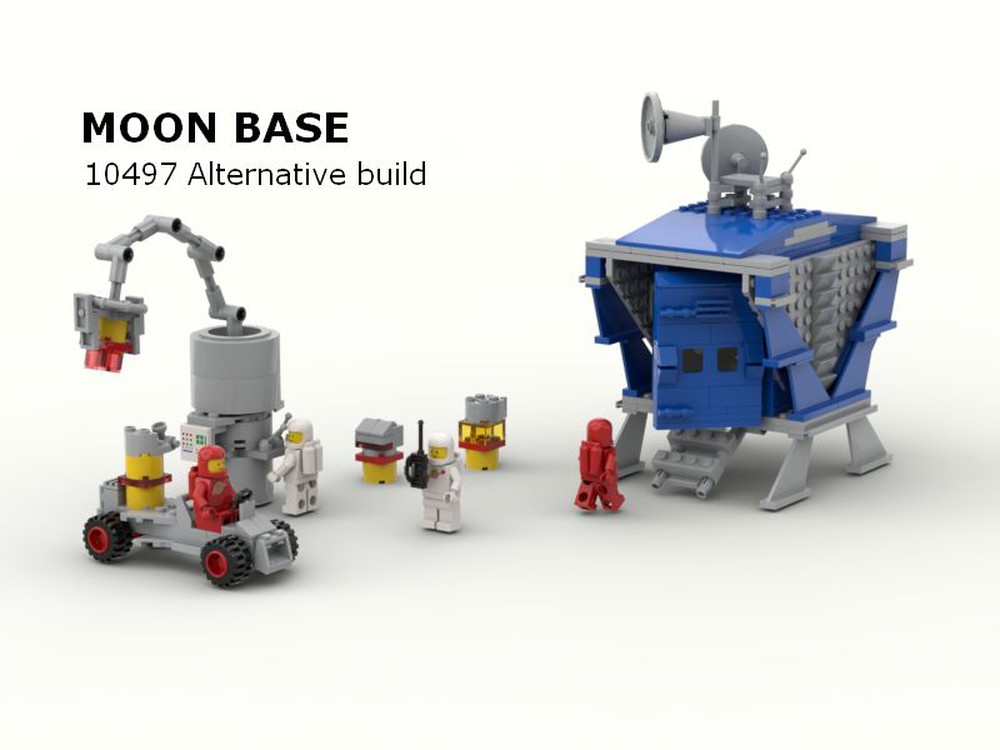 LEGO MOC Moon Base by Huebre  Rebrickable - Build with LEGO