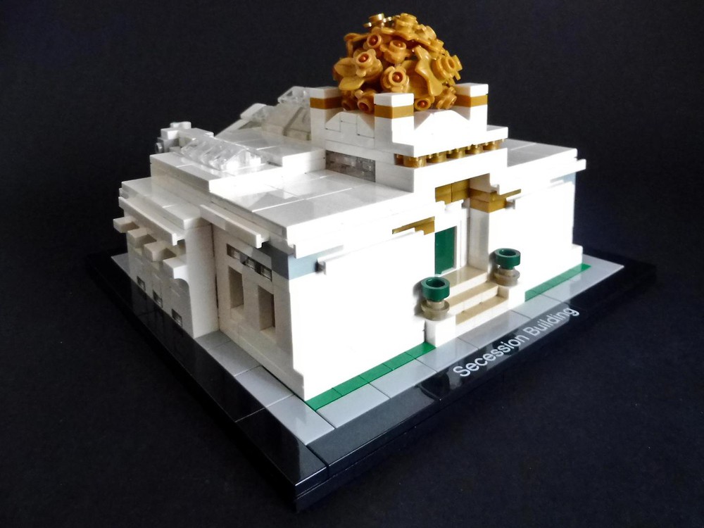 LEGO MOC Lego Architecture - Secession Building by Jean Paul Bricks Rebrickable - Build with LEGO