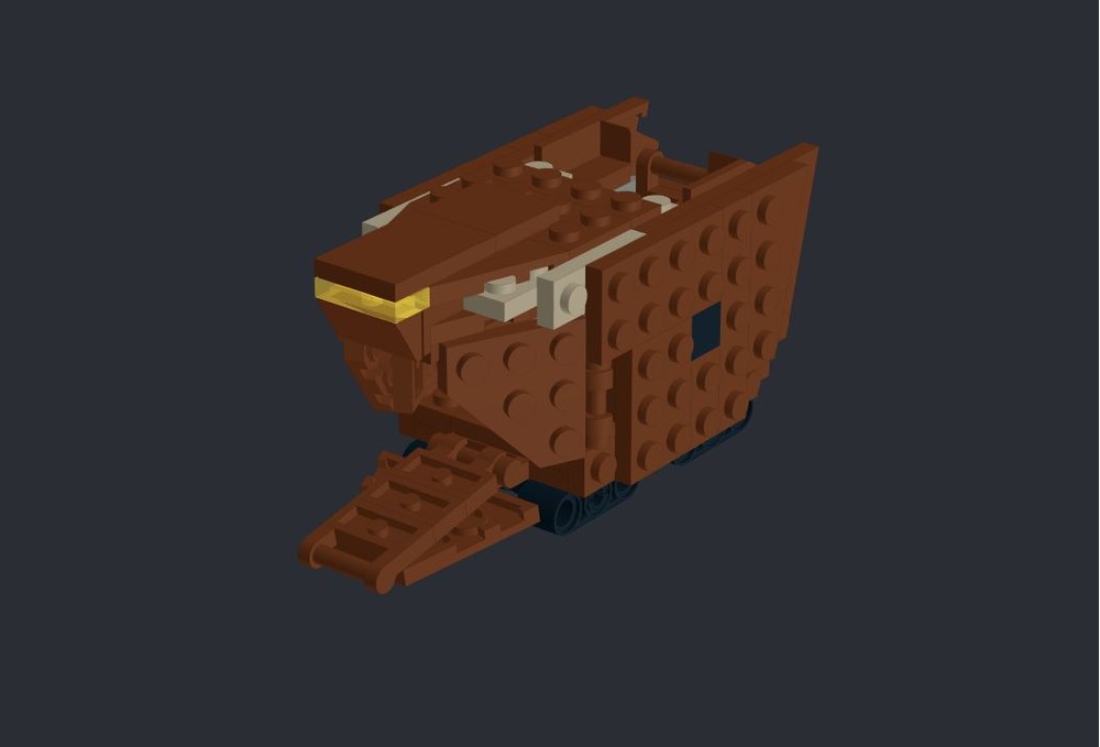LEGO MOC Sandcrawler Microfighter by YariLei | Rebrickable - Build with ...