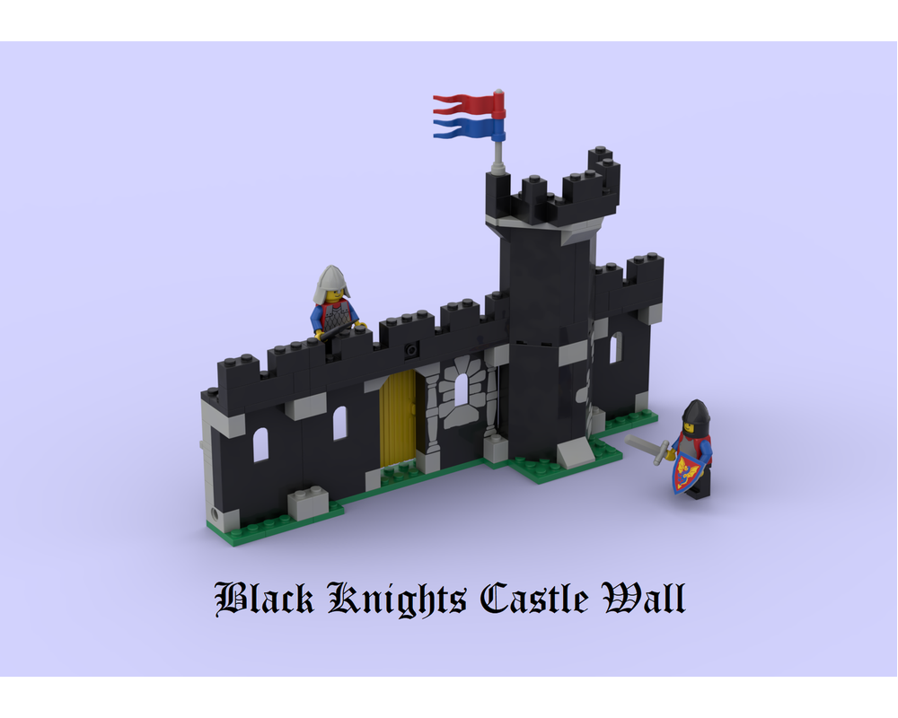LEGO MOC Black Knights Castle Wall by sets_mocs_figures | Rebrickable ...