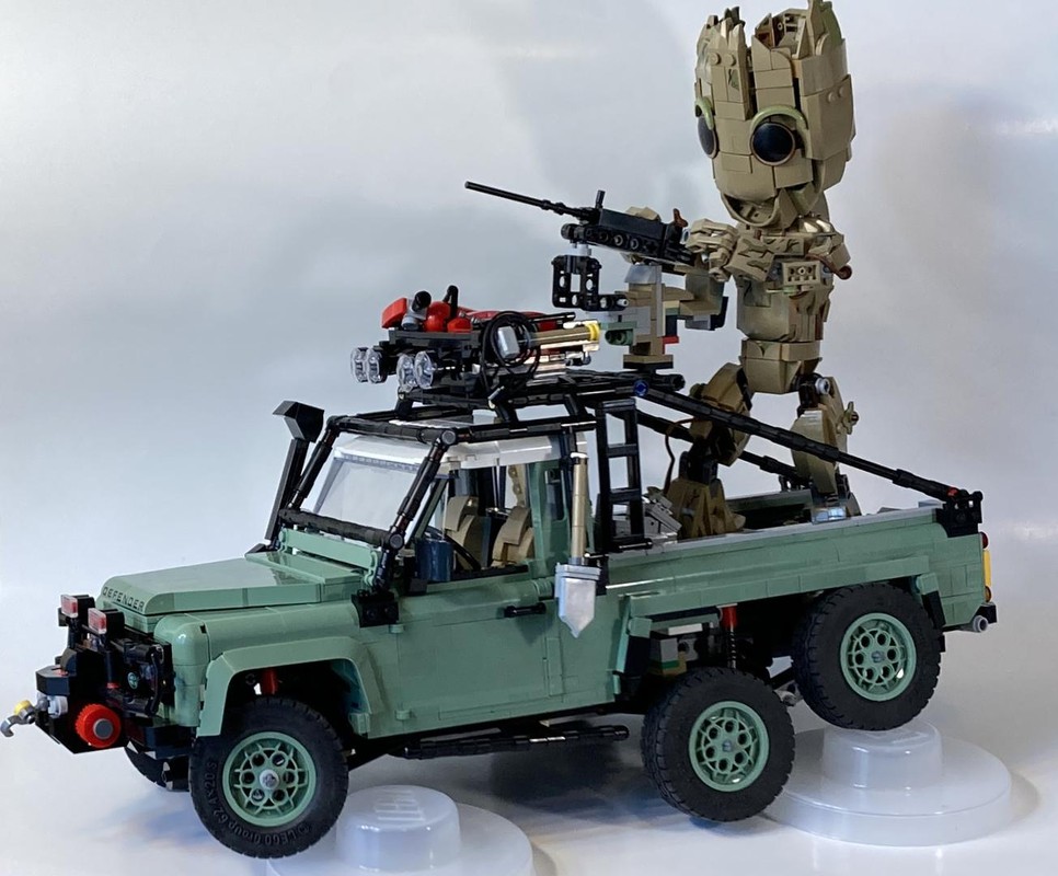 LEGO MOC 10317 Land Rover 6x6 Truck - Groot's Machine Gun Chariot by ...