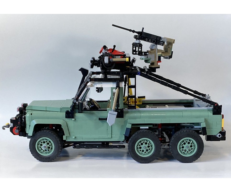 LEGO MOC 10317 Land Rover 6x6 Truck - Groot's Machine Gun Chariot by ...