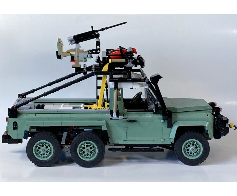 LEGO MOC 10317 Land Rover 6x6 Truck - Groot's Machine Gun Chariot by ...