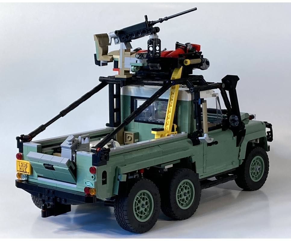 LEGO MOC 10317 Land Rover 6x6 Truck - Groot's Machine Gun Chariot by ...