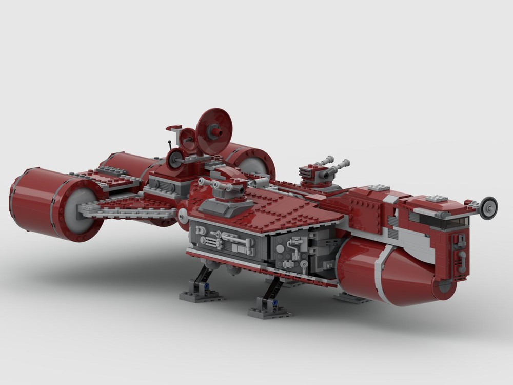 lego republic cruiser in space