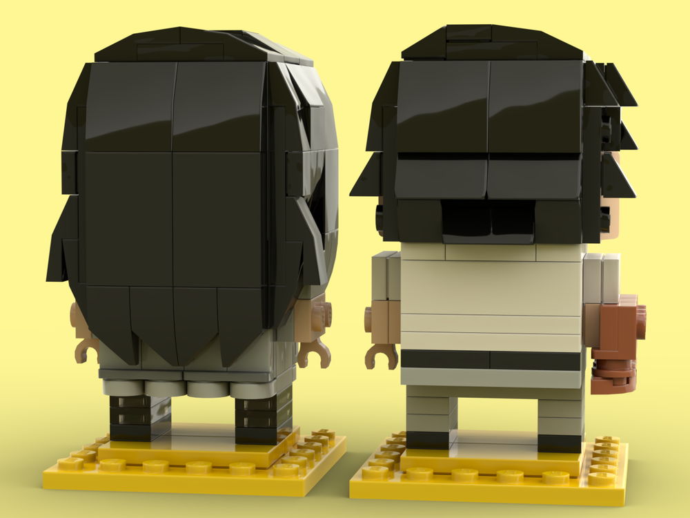 LEGO MOC146116 Kanzaki & Sugino Assassination Classroom BrickHeadz