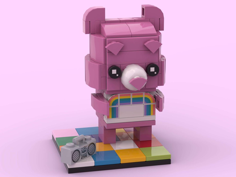 LEGO MOC Cheer Bear (Carebear Collection) by Puremadness | Rebrickable ...