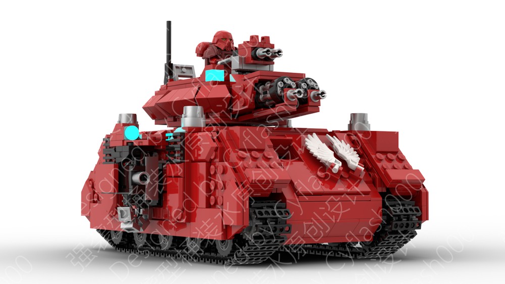 Lego® Custom Instructions Ultramarine Predator Tank