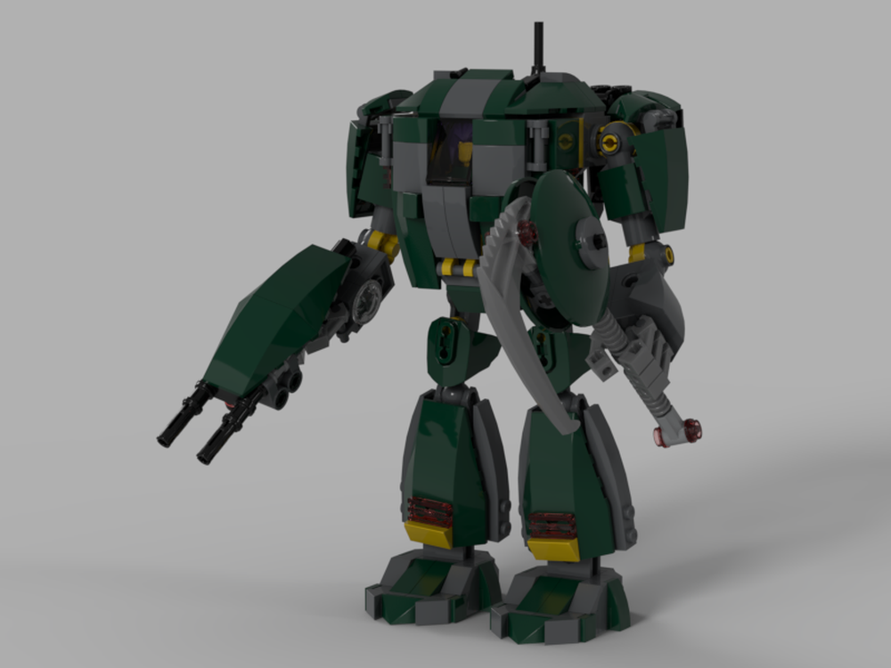 LEGO MOC Ryo's Mech(Emerald Sentinel v2) by BBRyuLvl3 | Rebrickable ...