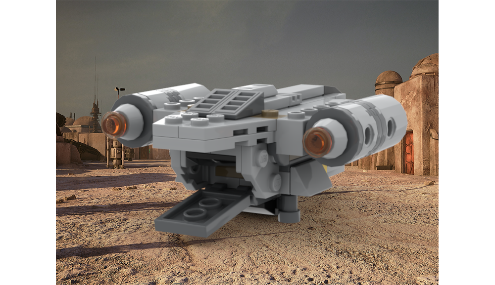 LEGO MOC-146239 Micro Razor Crest by Oshawhat45 | Rebrickable - Build ...