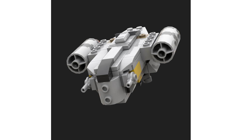 LEGO MOC-146239 Micro Razor Crest by Oshawhat45 | Rebrickable - Build ...