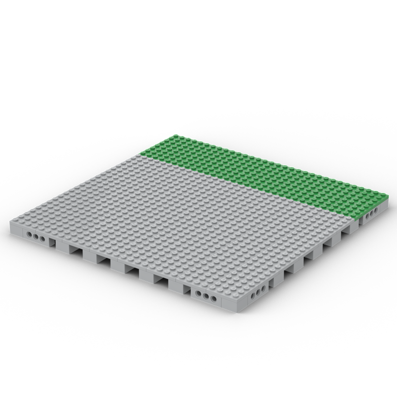 LEGO MOC MILS Street (32x32) Straight with two parking places by  Hannas.Beverly.Bricks